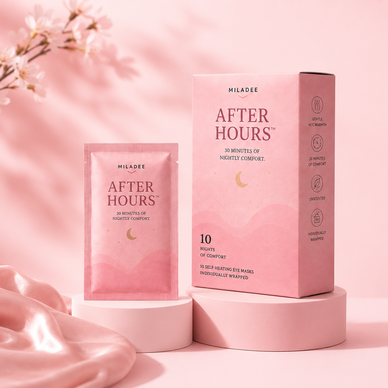 After Hours™ Self-Heating Eye Masks (By Pouch)